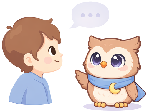 Owlumi builds the story with them